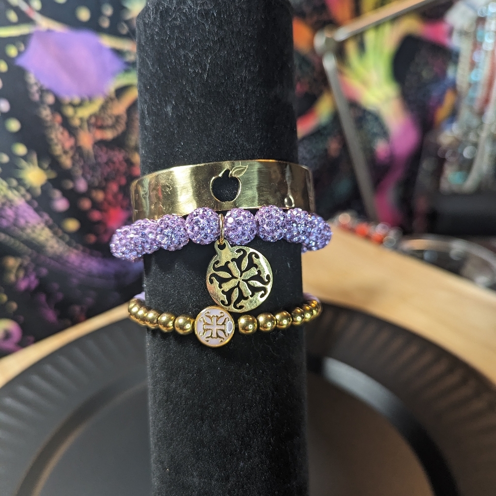 Rustic Cuff bracelet trio RC19